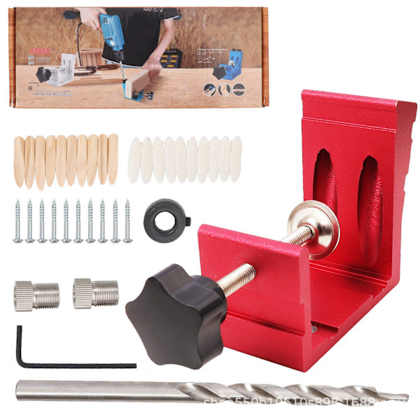 Pocket Hole Jig Kit All-in-One System 2 Drill Guide Joint Angle Tool