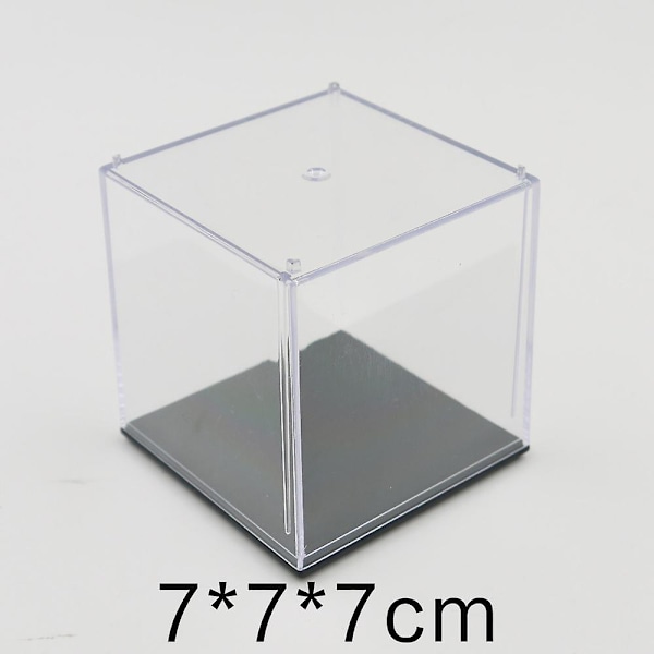 Akryl plast displayfodral låda genomskinlig dammtät skydd för modeller