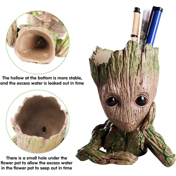 Baby Groot Blomsterpot, Baby Groot Actionfigurer Mode Guardians