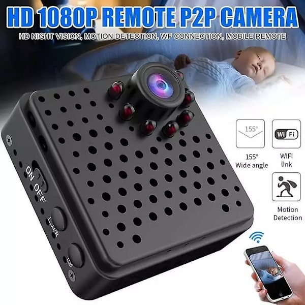 W18 Mini Wifi Hd 1080p Etä P2p Ir Yökuva Dv Kamera