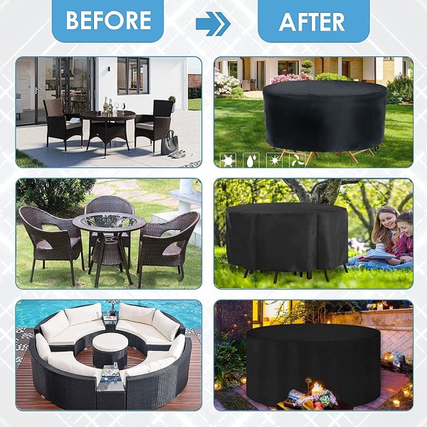 Rundt Havebord Betræk Rundt Havebord Betræk Vandtæt Vind