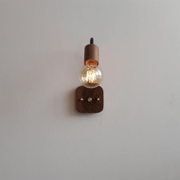 Japansk stil soveværelse sengside væglampe, enkel retro wabi sabi