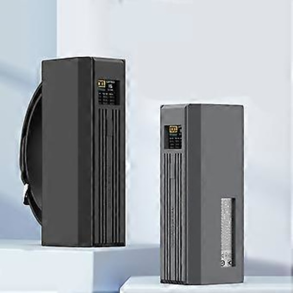 Beskyttelsesetui for strømlader, ripebestandig mykt silikondeksel i silikon for batteripakkeholder, grå Gray