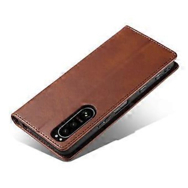 For Sony Xperia 5 II Telefondeksel Brown