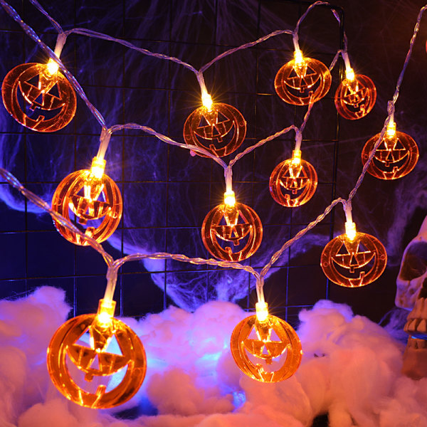 Halloween Lyskæde, Halloween Dekorative Jack-o-Lanterns Hal