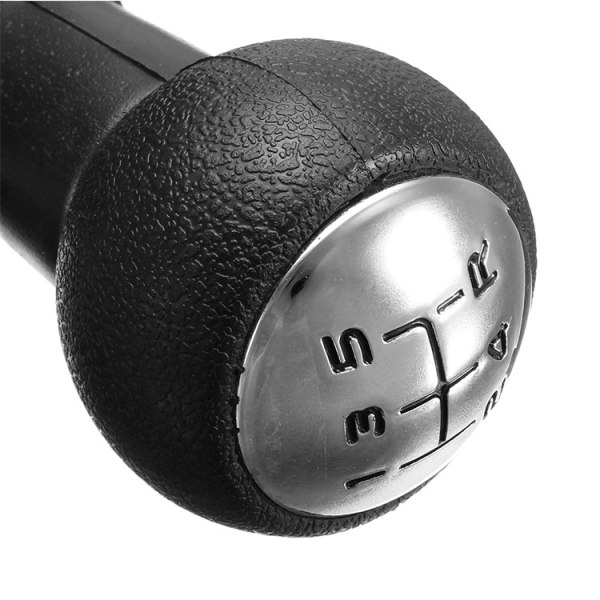 5 Trins Gearskifte Knob + Ægte Læder Støvkappe Gaiter Syet