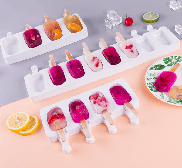 1-delad förpackning, glassform i silikon, glassform, DIY-hantverk