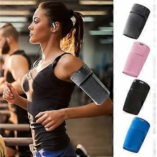 Puhelimen säilytyspussi Juoksu Puhelinpidike Käsivarsi Kevyt Urheilu Käsivarsinauha Laukku Urheiluun Kuntoiluun Pyöräilyyn Vaellukseen Pink XL