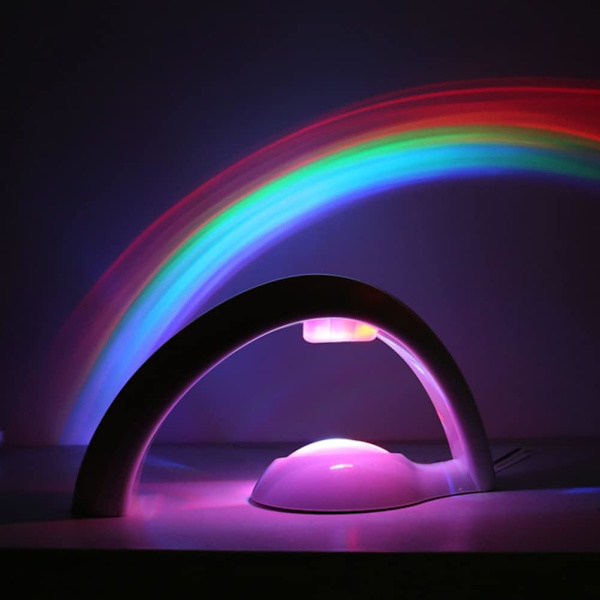 LED Regnbue Projektor - LED Regnbue Projektor Lys Reflektion -