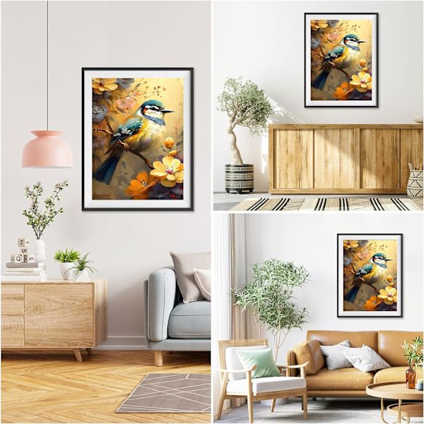 1 kpl linnun timanttimaalaus, 5D DIY-kirjonta timanttimaalaus Ani