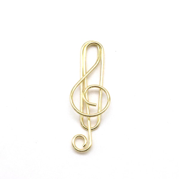 20 st Musik Pappersklämmor, Musiknyckel Pappersklämmor, Tejp,