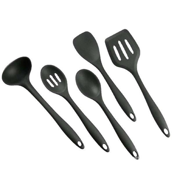 Silicone Kitchenware 5-piece Set Leaky Shovel Leaky Spoon Soup Spoon Spatula