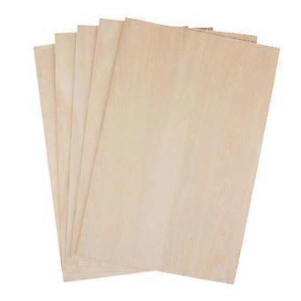 10 kpl Basswood-levyjä, puulevyjä, pienoismallien valmistukseen, viimeistelemätön puulevy lentokoneen mallin tekemiseen, (100x100x2mm) 100x100x2mm