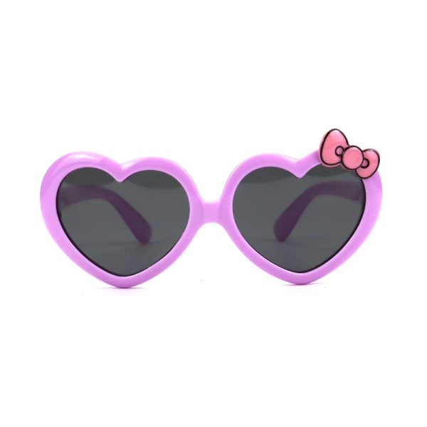 polarized sunglasses from soft rubber kids heart-shaped to flexib