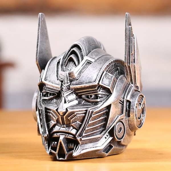 Harpikshåndverk Transformers 5 Optimus Prime Ashtray Med Lokk Kreativ Gave