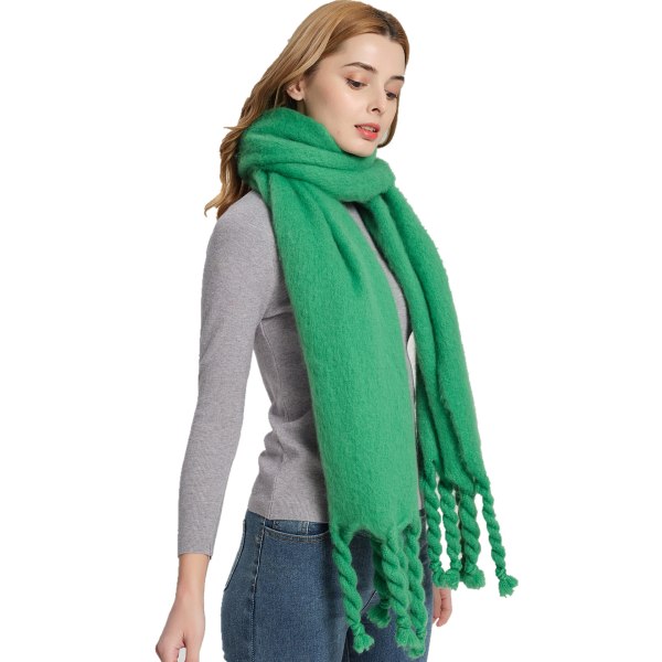 Europa och Amerika Höst Vinter Grov Fläta Grov Tassel Solid