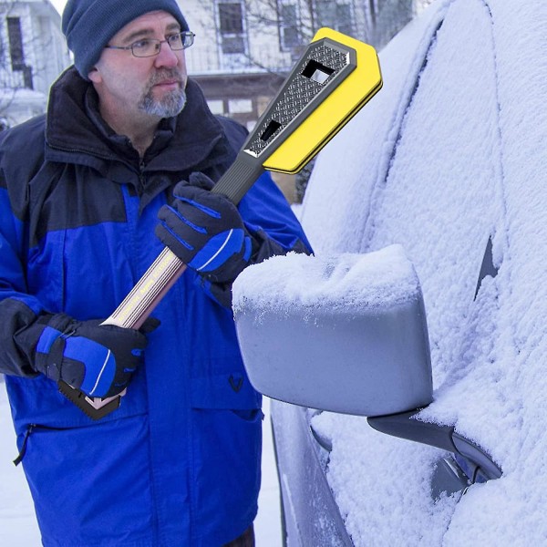 Car snow scraper, detachable snow scraper, snow and ice removal v