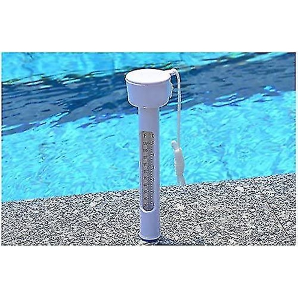 Stor flytande pooltermometer, Vattentermometrar, För utomhus- och inomhuspooler, Spa, Badtunnor, Fiskdammar
