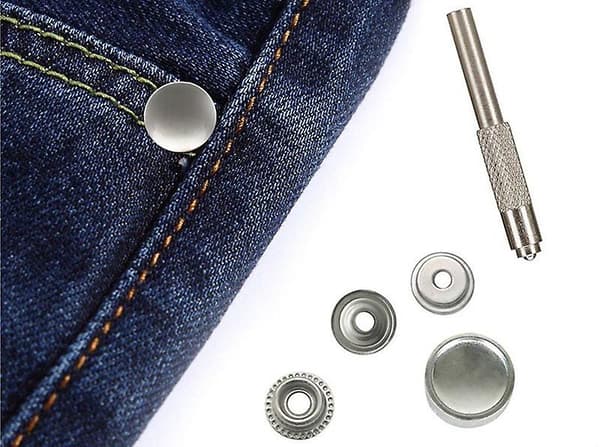 Canvas Snap Kit med 2 st inställningsverktyg, Socket Canvas Snap Button Fastener Kit och klädsel båtöverdrag Snap Button Fastener Tool
