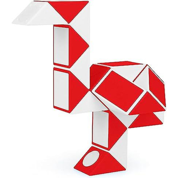 24 delar Fidget Cube Speed Cube Twist Puzzle Leksaker Magisk Linjal Fidget Leksaker Hjärngympa Pedagogiska Leksaker för Barn（A）
