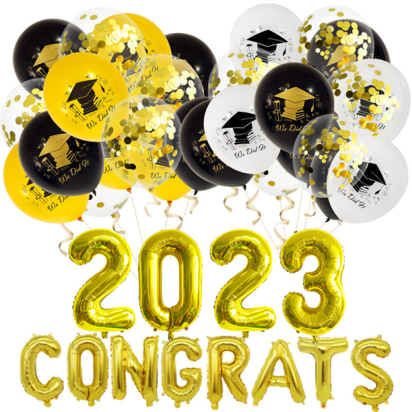 Graduation Balloon Kit 2023 2023 Party Decorations ABI 2023 Foil Balloons Graduation Decorations