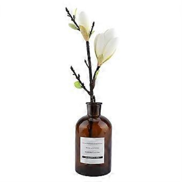 Flexibel Konstgjord Falsk Simuleringsblombukett Heminredning Sovrum Vardagsrum (Vit)