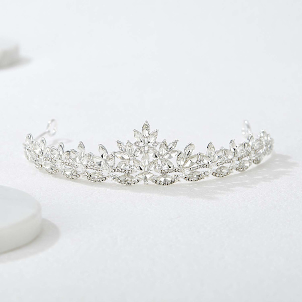 Rhinestone bröllop tiara för brud och blomsterflickor - Princess Ti