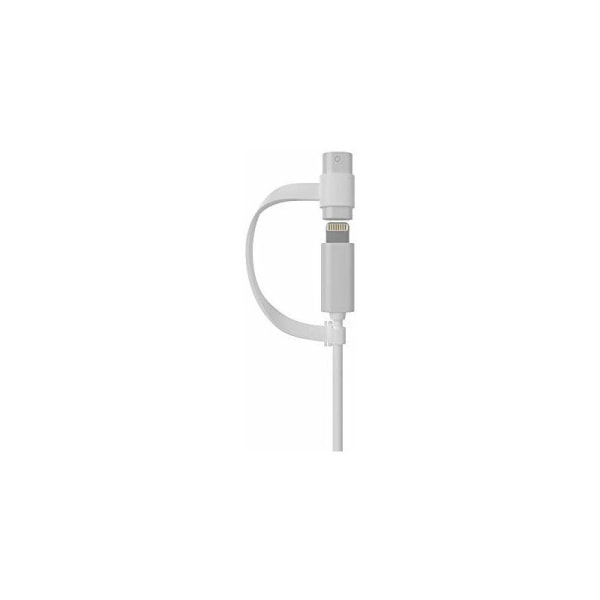 Laddningsadapterkabel för Apple Pencil, hon till hon laddningskontakt (1-pack, vit)