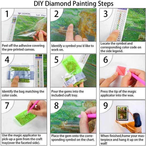 5D Demon Killer - Diamantmålning DIY Avancerad Diamantkonst Full