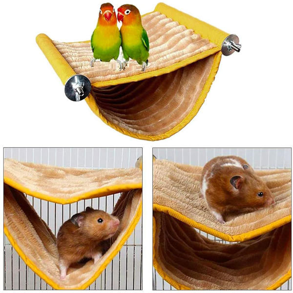 Hamster Hengekøye Hus Mus Rotte Henge Swing Varm Seng Liten Kjæledyr