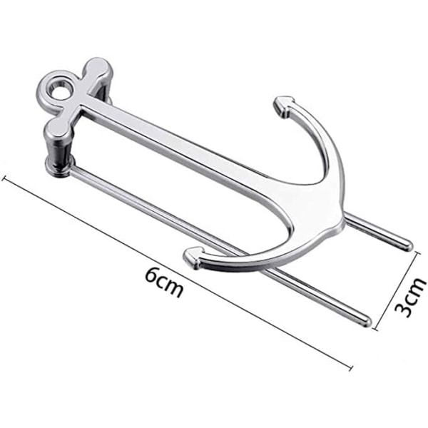 Ankarbokmärken 1 st Kreativ bokmärke Metall sidhållare för St