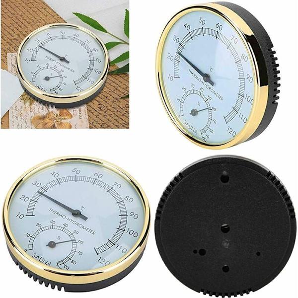 Termometer og hygrometer for kjøkken, LCD digitalt romtermometer, romhygrometertermometer, saunahygrometer, metallskive termometer