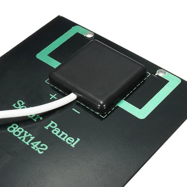 5w 5v solpanel batteriladdare DIY solmodul med USB port portabel utomhus solar laddningskort för mobiltelefoner