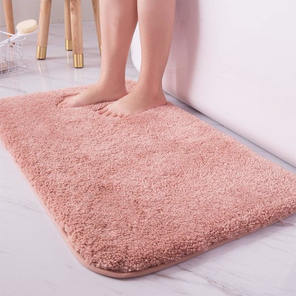 Super Soft Bath Mat Floor Mat, Absorbent Bath Mat Anti-Slip Bedr