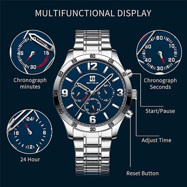 Ben Nevis Herre Quartz Ur (Blå)