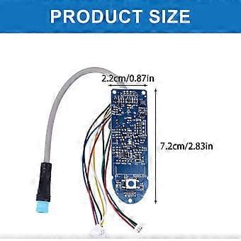 Scooters Bluetooth Dashboards Tydlig Display Vattentät Reservdel Scooters Dashboards Tillbehör M365 switch panel se