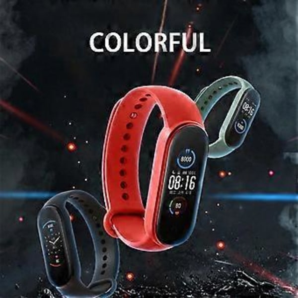 M Serie Udskiftningsarmbånd Armbånd Ensfarvet TPU Smart Watch Rem Bånd Til