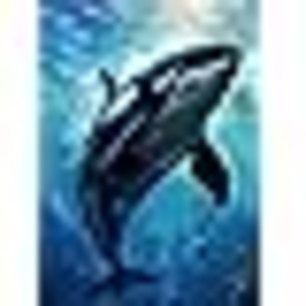 5D diamantmålningssats (30*40cm), Ocean killer whales