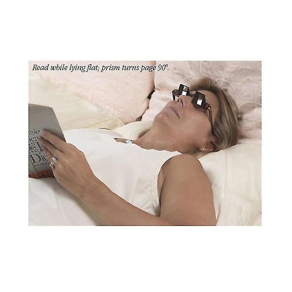 Lazy Readers Lazy Glasögon Horisontella Glasögon Relax Glasögon I Svart