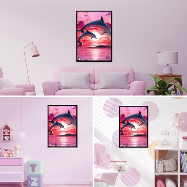 5D Diamantmaleri Kit efter nummer, 30 x 40 cm Fuld 5D Diamantmaleri