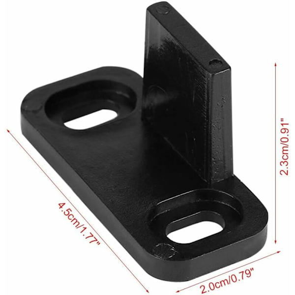 Gulvskinneclips, skydedørsskinne, justerbar skydedørsskinne