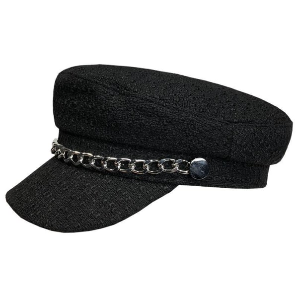 Baker Boy Hat Women - Cap med topp höst-vinter
