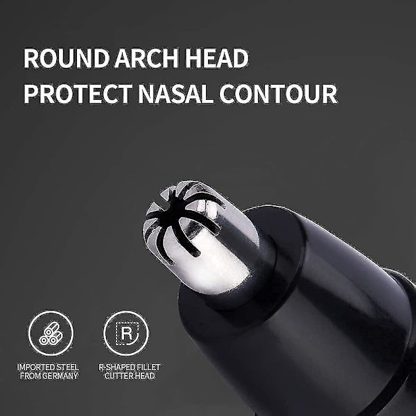 Usb Genopladelig Næsehårstrimmer Mænd Hår Fjernelse Razor Beard Cleaner