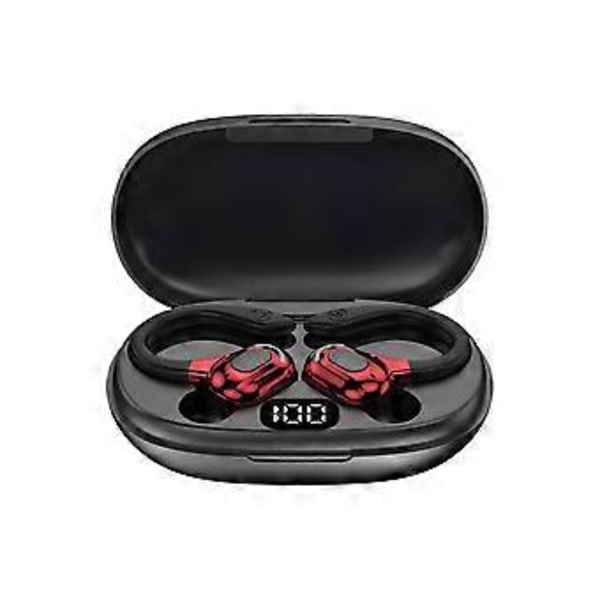 Bluetooth Headset 5.0 TWS Trådlösa Hörlurar Öronproppar Hörlurar Stereo Öronkrok