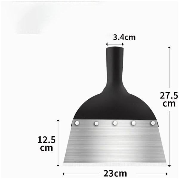 2 stk Hage Multifunksjonell Stål Rengjøringsspade - Flat Spade -