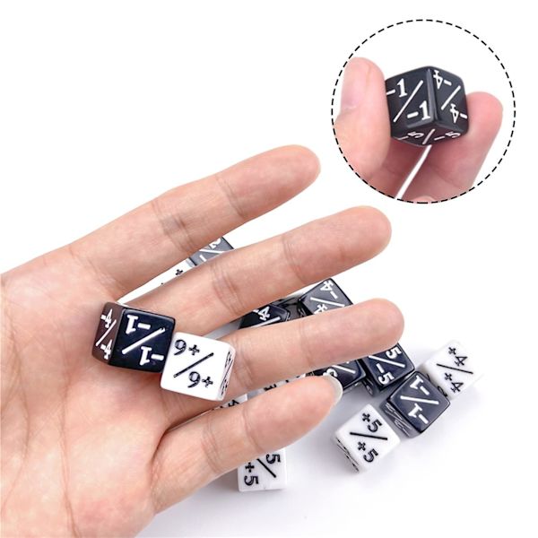 24 st Tärningsräknare Token Tärningar, Kubiska Lojalitetsräknare Tärningar, Token &amp; Lojalitetstärningar Mtg-gåvor