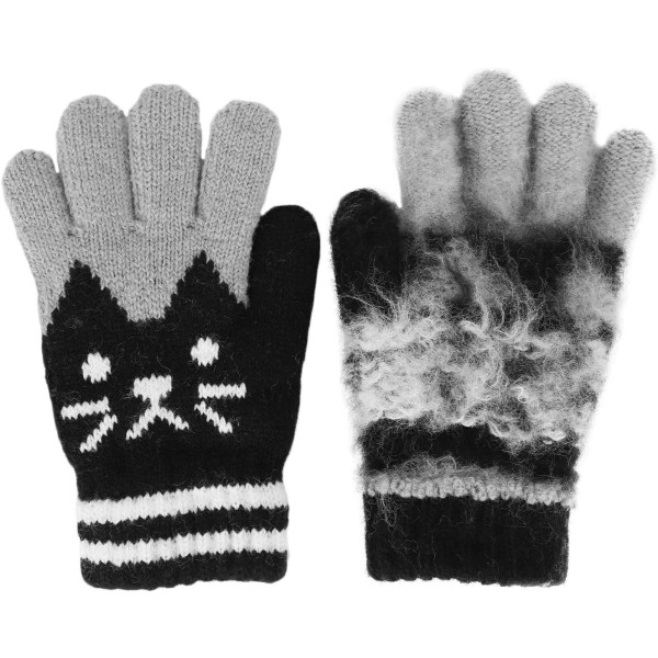 Gloves Winter Autumn Warm Full Finger Mittens Knit Mittens Outdoo