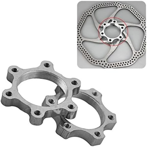 48MM Cykelcykel Frihjul Gevindnav Diskskivebremserotor 2 stk