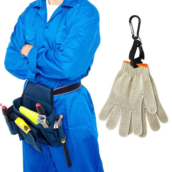 2st handskklämma, arbetsklämma, arbetshandskhållare för arbetshandskar Byggvaruhus Trädgårdsarbete