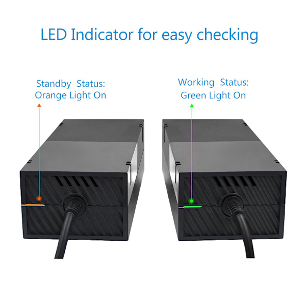 Strømadapter - Standard strømadapter for Microsoft Xbox One